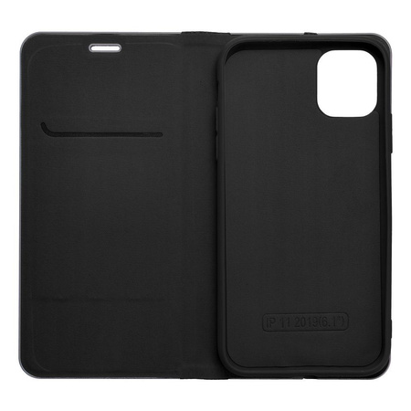 Kabura LUNA Book Carbon do IPHONE XR (") czarny
