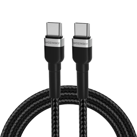 Wozinsky WNBCC1 USB-C / USB-C PD 65W cable 1 m - black