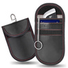 KLATKA FARADAYA TECH-PROTECT KLR100 POUCH KEYLESS RFID SIGNAL BLOCKER CASE BLACK/RED