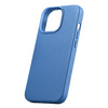 iCarer Case Leather genuine leather case for iPhone 14 Pro hellblau (WMI14220710-LB) (MagSafe compatible)