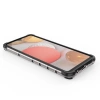 Honeycomb Case armor cover with TPU Bumper for Samsung Galaxy A42 5G blue