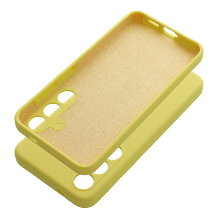 Futerał SILICONE 2mm do MOTOROLA G86 5G żółty