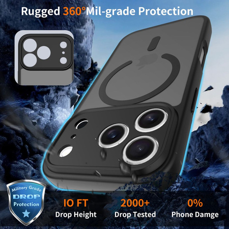 Tech-Protect BasicMag MagSafe Case für iPhone 17 Pro - Mattschwarz