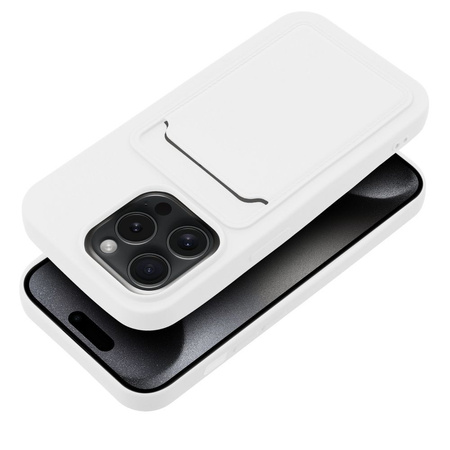 Futerał CARD CASE do IPHONE 15 PRO biały