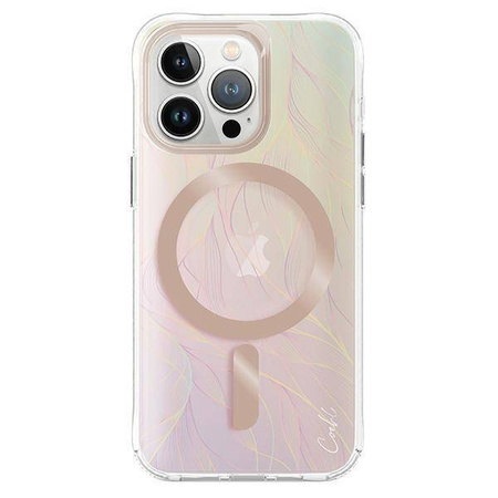 Uniq Hülle Coehl Willow iPhone 15 Pro Max 6,7&quot; Magnetisches Laden opal/irisierend