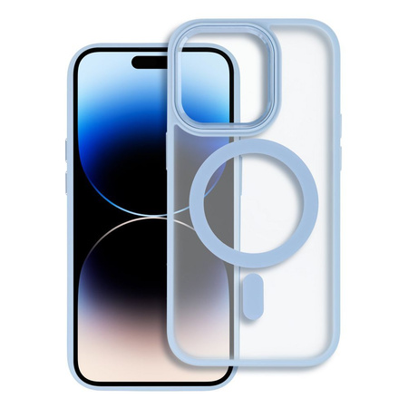 Futerał MATTE MAG COVER kompatybilny z MagSafe do IPHONE 17 Pro Max niebieski