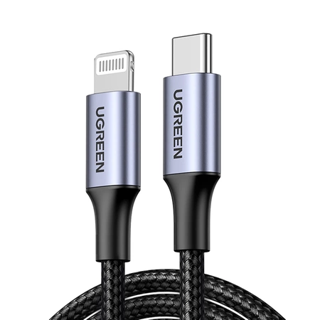 Ugreen US304 60759 Lightning – USB-C 2.0 MFi-Kabel 1 m – Grau