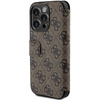 Original Case APPLE IPHONE 15 PRO Guess Book 4G Metal Gold Logo (GUBKP15L4GMGBR) brown