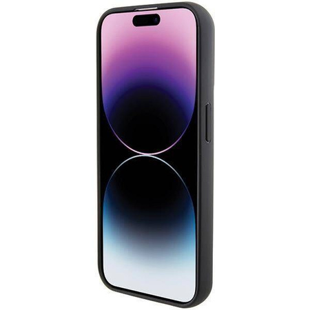 Karl Lagerfeld nakładka do iPhone 14 Pro Max 6,7&quot; KLHCP14XGSACHPK HC GRIPSTAND SAFFIANO CHOUPETTE PINS czarna
