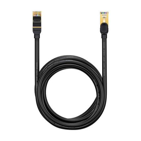 Baseus Ethernet RJ45, 10Gbps, 5m network cable (black)