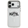 Etui Karl Lagerfeld IML Choupette Sketch Logo MagSafe na iPhone 17 Pro Max - przezroczyste
