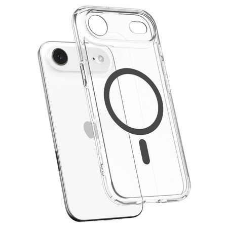 SPIGEN futerał ULTRA HYBRID MAG kompatybilny z MagSafe do IPHONE 17 Air clear graphite