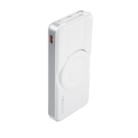 Forever power bank bezprzewodowy MATB-300 10000 mAh 3w1 biały