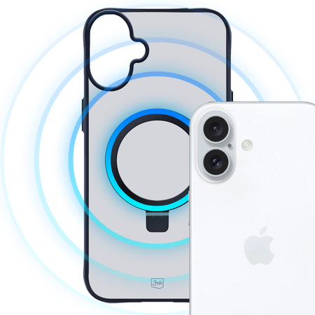 3MK Smoke Case iPhone 16 Magsafe & Stand
