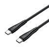 BWOO kabel USB-C - USB-C 1m 60W 3A czarny BO-X318C-C
