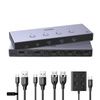 Switch KVM Ugreen AK701 4in1 HDMI, 60Hz