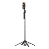 Selfie Stick WH181-Y1S Teleskopstativ 1,75 m Aluminiumlegierung mit Telefonhalter – Schwarz