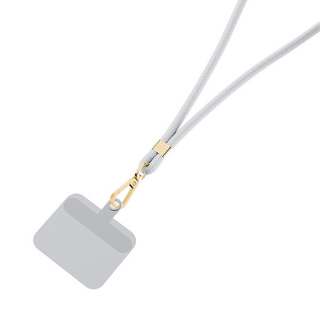 3MK EasyClip White (gold) Smycz do telefonu