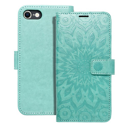 Kabura MEZZO Book do IPHONE 7 / 8 / SE 2020 / SE 2022 mandala zielony