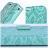 Kabura MEZZO Book do IPHONE 15 mandala zielony