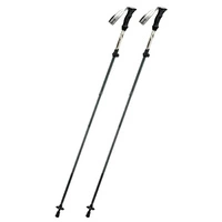 Qunature Nordic Walking Trekkingstöcke Aluminium 110 - 130 cm - Braun