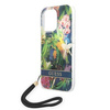 Original Case IPHONE 14 PRO MAX Guess Hardcase Flower Strap (GUOHCP14XHFLSB) blue
