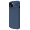 Nillkin CamShield Silky Silicone Case iPhone 14 Hülle mit Kameraabdeckung blau