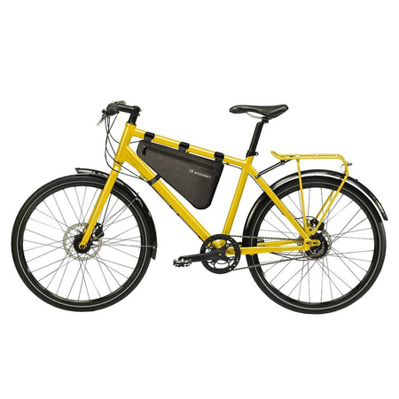 Wozinsky torba rowerowa na ramę roweru 8L szary (WBB15BK)