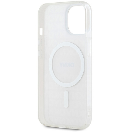 DKNY DKHMP15SHRHSEP iPhone 15 / 14 / 13 6.1" różowy/pink hardcase IML Mono & Stripe MagSafe