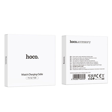 HOCO kabel do ładowania smartwatcha Y29 0,6 m biały