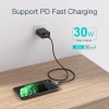 Kabel Choetech IP0039 USB-C / Lightning MFi o długości 1.2m - czarny