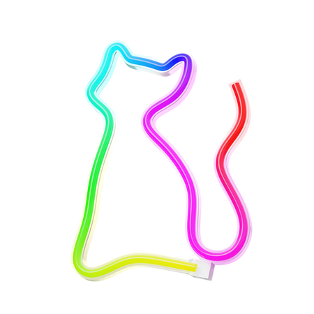 Neon LED RGB KOT FLRN03 + pilot Forever Light