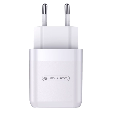 JELLICO wall charger A77 22,5W 1xUSB QC3.0 + cable Micro USB White