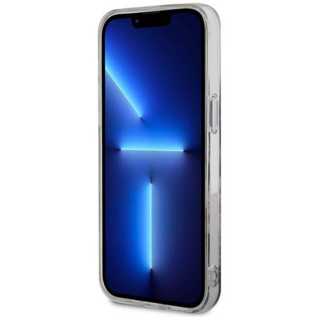 Guess GUHMP14XHCFWSK iPhone 14 Pro Max 6,7" schwarz/schwarz Hardcase Flower MagSafe