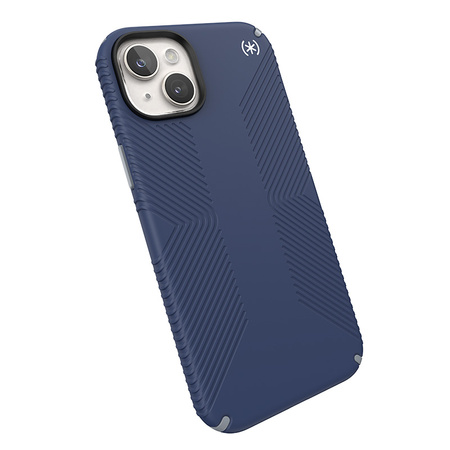 Speck Presidio2 Grip Magsafe - Etui iPhone 15 Plus / iPhone 14 Plus (Coastal Blue / Dustgrey / White)