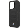 Original Case IPHONE 14 PRO MAX BMW Leather Seats Pattern MagSafe MagSafe (BMHMP14X22RPSK) black