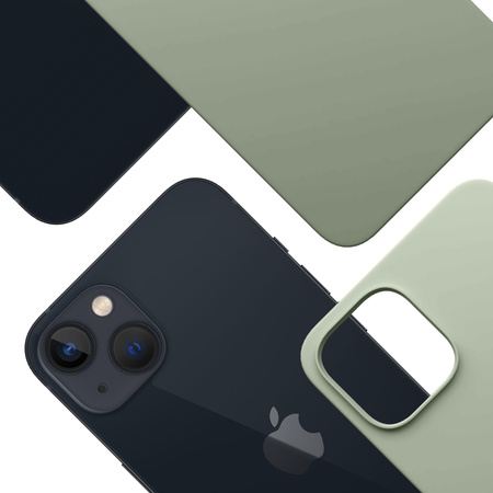 Apple iPhone 15 - 3mk Hardy MagSilicone Green