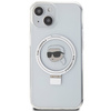 Karl Lagerfeld KLHMP15SHMRSKHH iPhone 15 6.1&quot; white/white hardcase Ring Stand Karl Head MagSafe