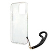 Etui IPHONE 13 PRO Guess Hardcase Flower Strap (GUHCP13LHFLSB) niebieskie