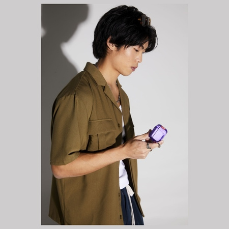 Etui Skinarma Saido do AirPods Pro 2 fioletowy