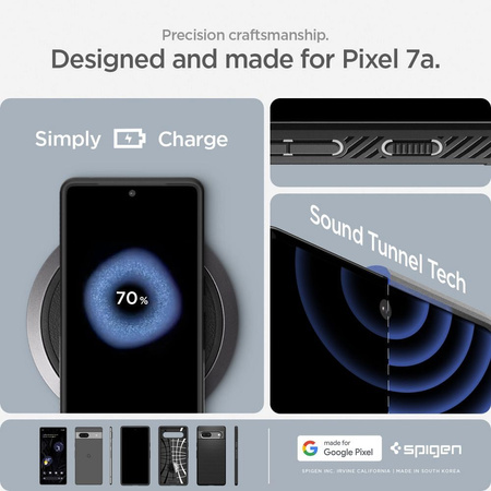 Spigen LIQUID AIR GOOGLE PIXEL 7A MATTSCHWARZ