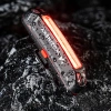 Zestaw lampek rowerowych Wozinsky WSBLB2 przednia (400 lm) i tylna USB-C - czarny