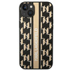 Original Case IPHONE 14 PLUS Karl Lagerfeld Hardcase Monogram Stripe (KLHCP14MPGKLSKW) brown