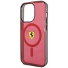 Ferrari FEHMP14XURKR iPhone 14 Pro Max 6.7" czerwony/red hardcase Translucent Magsafe