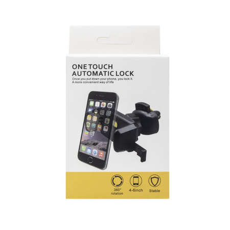 UCHWYT SAMOCHODOWY DO KRATKI CZARNY