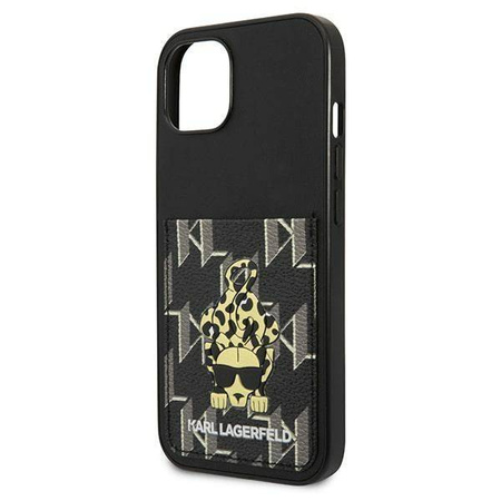Etui IPHONE 13 Karl Lagerfeld Hardcase Karlimals Cardslot (KLHCP13MCANCNK) czarne