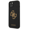 Guess nakładka do iPhone 13 Mini 5,4&quot; GUHCP13SLS4GGBK czarny hard case Silicone 4G Logo