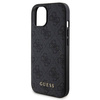 Zestaw Guess GUBPM5P15S4GEMGK iPhone 15 6.1" hardcase + Powerbank 5000mAh MagSafe czarny/black 4G Metal Logo