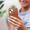 Dux Ducis Naples iPhone 14 Plus Hülle magnetische Leder MagSafe Hülle braun