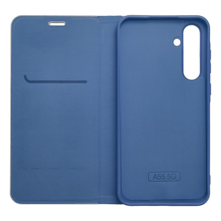 Kabura LUNA Book Carbon do SAMSUNG A55 5G niebieski
